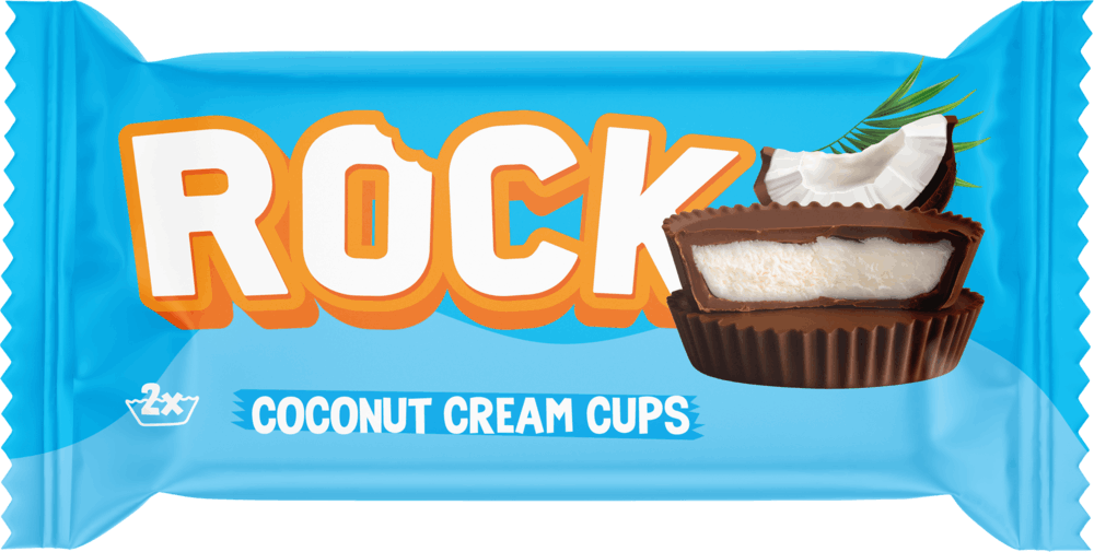 ROCK COCONUT CREAM CUPS